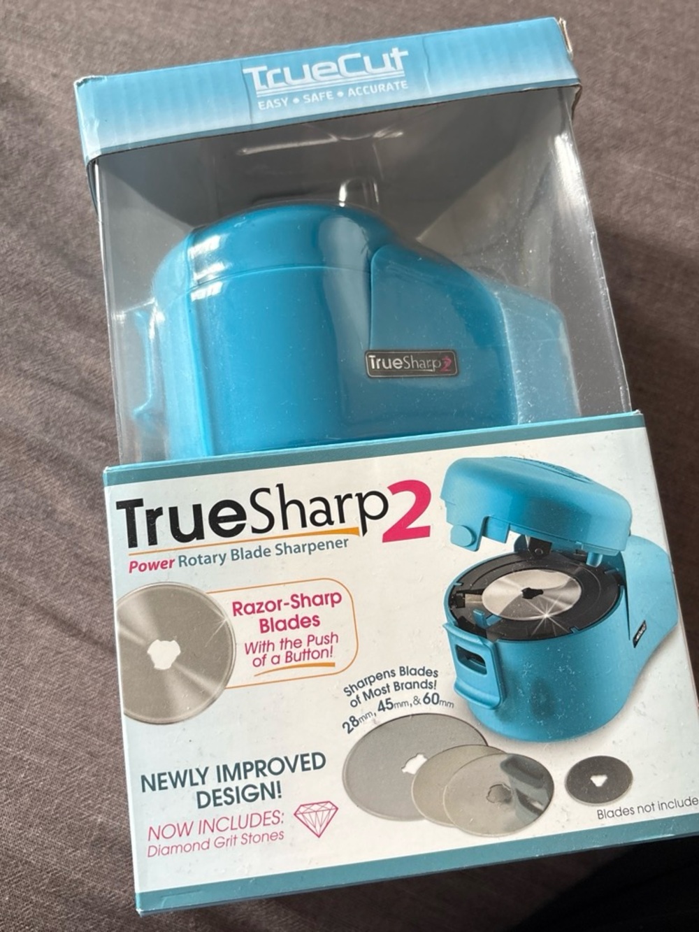 Blue Power Rotary Blade Sharpener